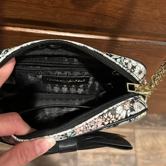 Karl Lagerfeld floral bow crossbody bag purse - Picture 6 of 8